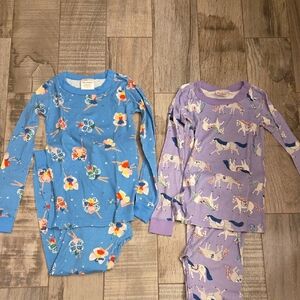 Kids Pajamas Set - Blue and Purple